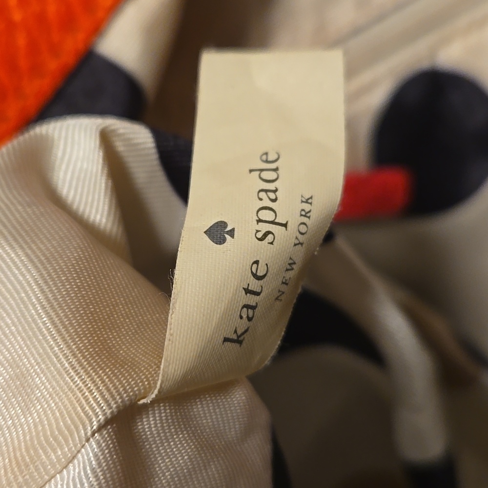 Kate Spade Pebble Leather Tote Orange & Pink - Picture 5 of 12